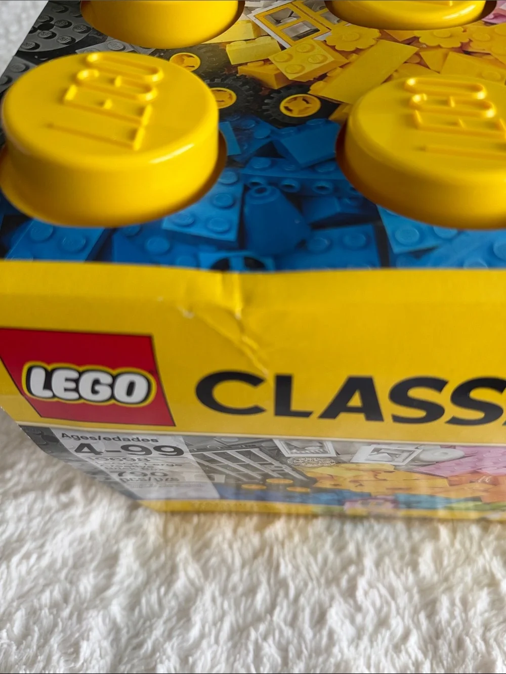 Lego Classic 10698 Large Creative Brick Box 790 pieces age 4-99 yellow NEW